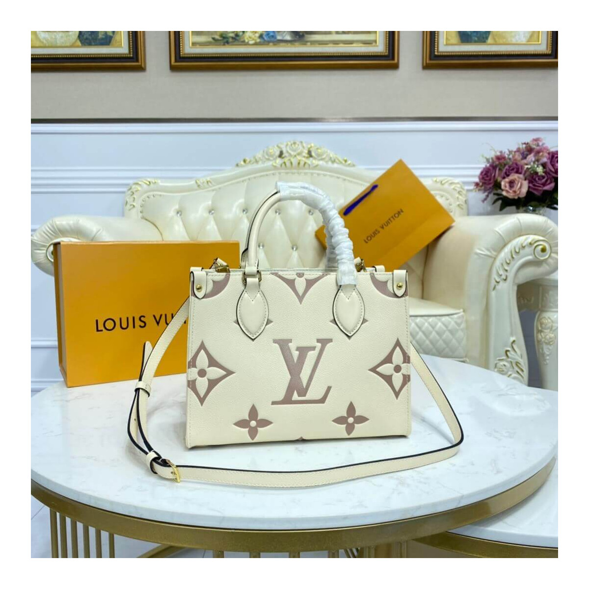 Louis Vuitton Monogram Empreinte Leather Onthego PM M45660