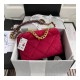 Chanel 19 Large Velvet Flap Bag AS1161