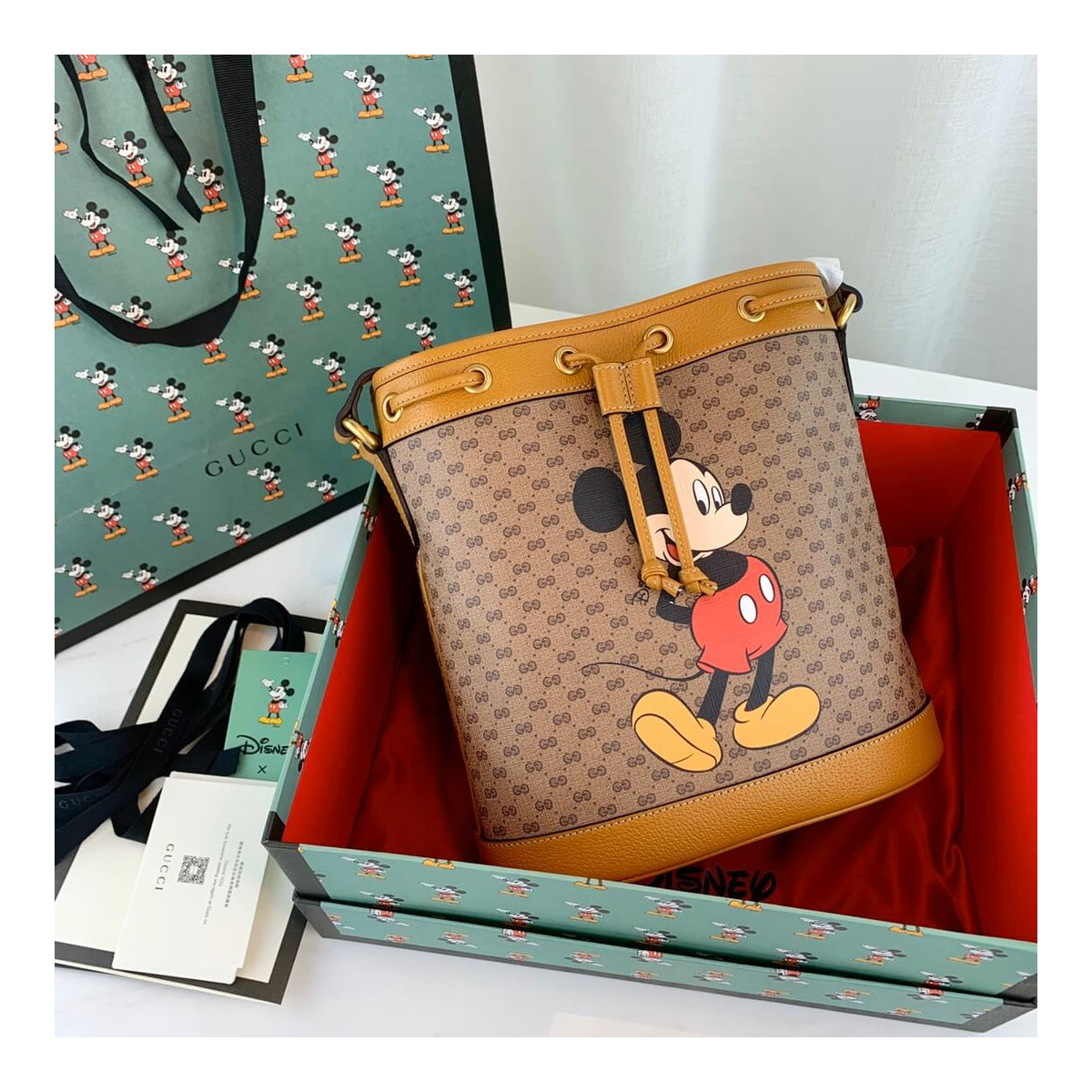 Disney x Gucci Small Bucket Bag 602691