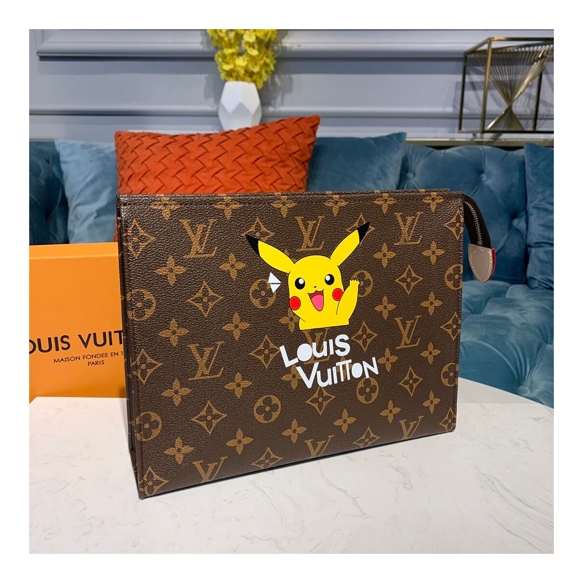 Louis Vuitton Pikachu Pochette Voyage M47542