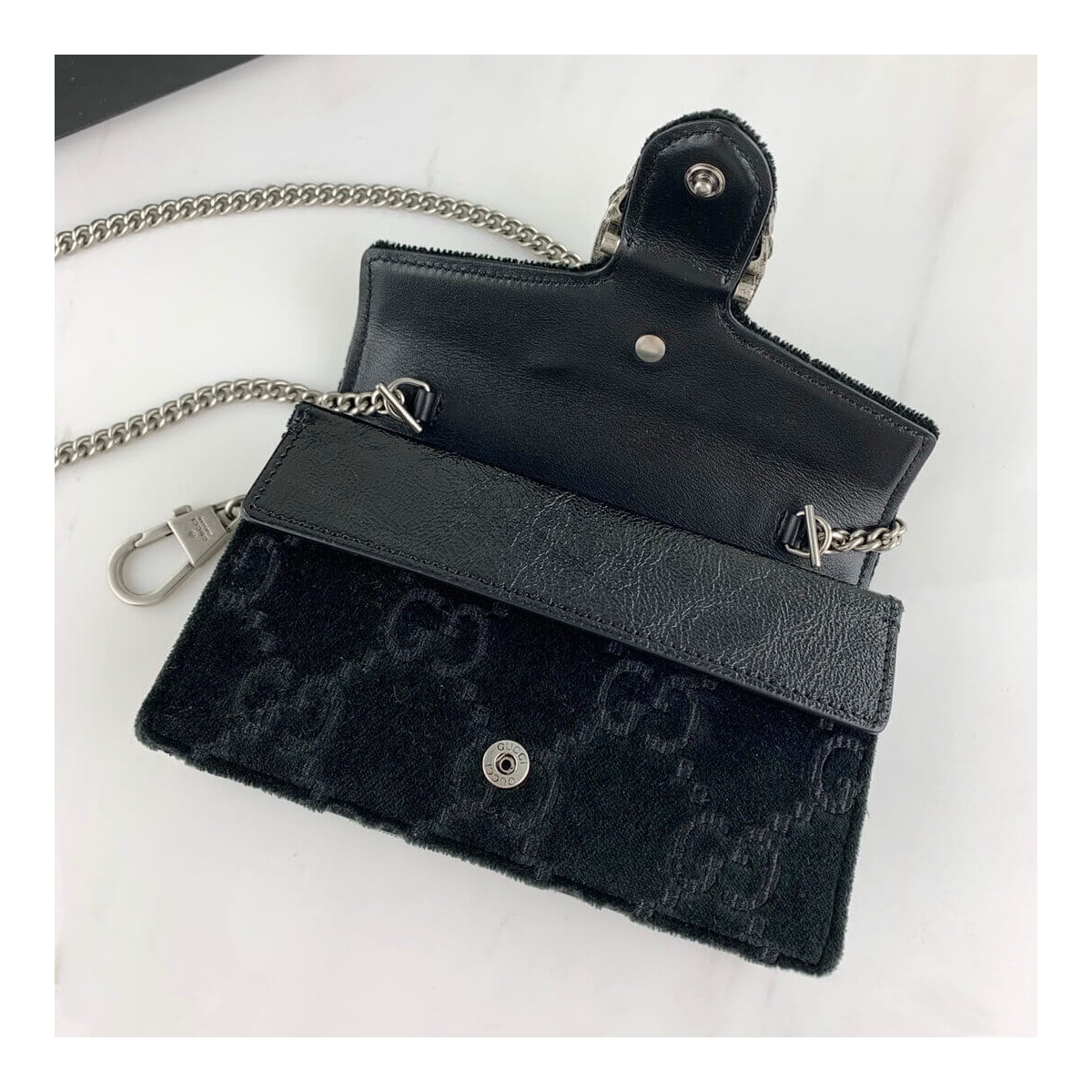 Gucci Dionysus GG Velvet Super Mini Bag 476432