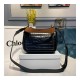 Chloe C Small Double Carry Bag In Embossed Croco A871