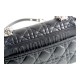 Dior Large Caro Bag in Supple Cannage Calfskin M9243