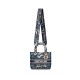 Dior Medium Blue Alms Embroidery Lady D-Lite Bag M0565