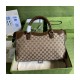 Gucci x Balenciaga GG Canvas City Bag 38cm 658597