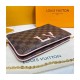 Louis Vuitton Damier Ebene Double Zip Pochette N60254