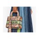 Dior Medium Lady D-Lite Bag Multicolor Lights Embroidery M0565