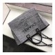 Chanel Deauville Tote 38cm Canvas Bag A66941 Charcoal Jacquard