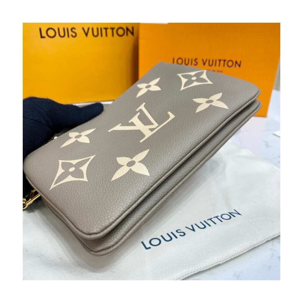 Louis Vuitton Bicolor Double Zip Pochette M80787