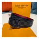 Louis Vuitton Damier Graphite LV Initiales 40mm Reversible Belt M0197U