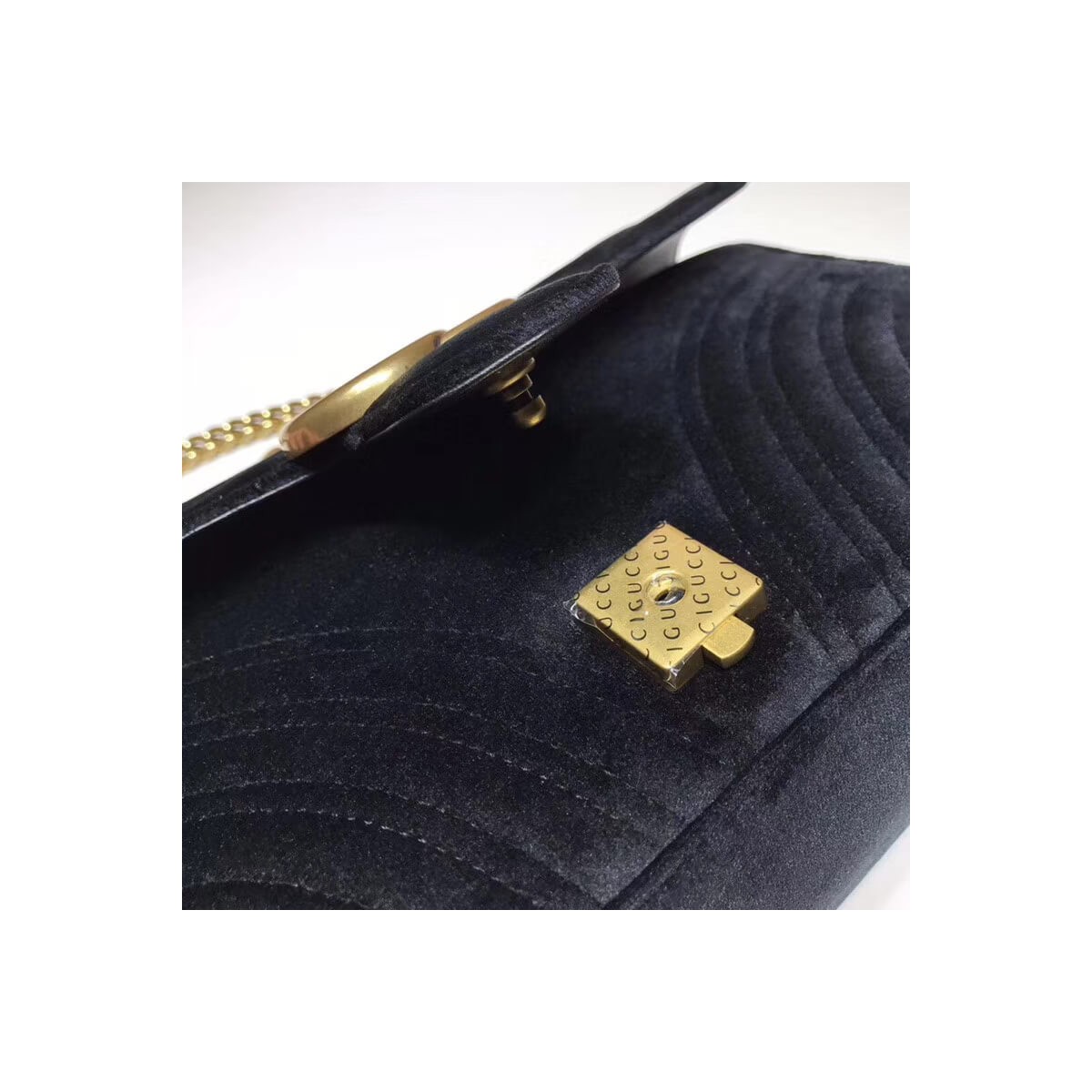 Gucci GG Marmont Velvet Shoulder Bag 443497