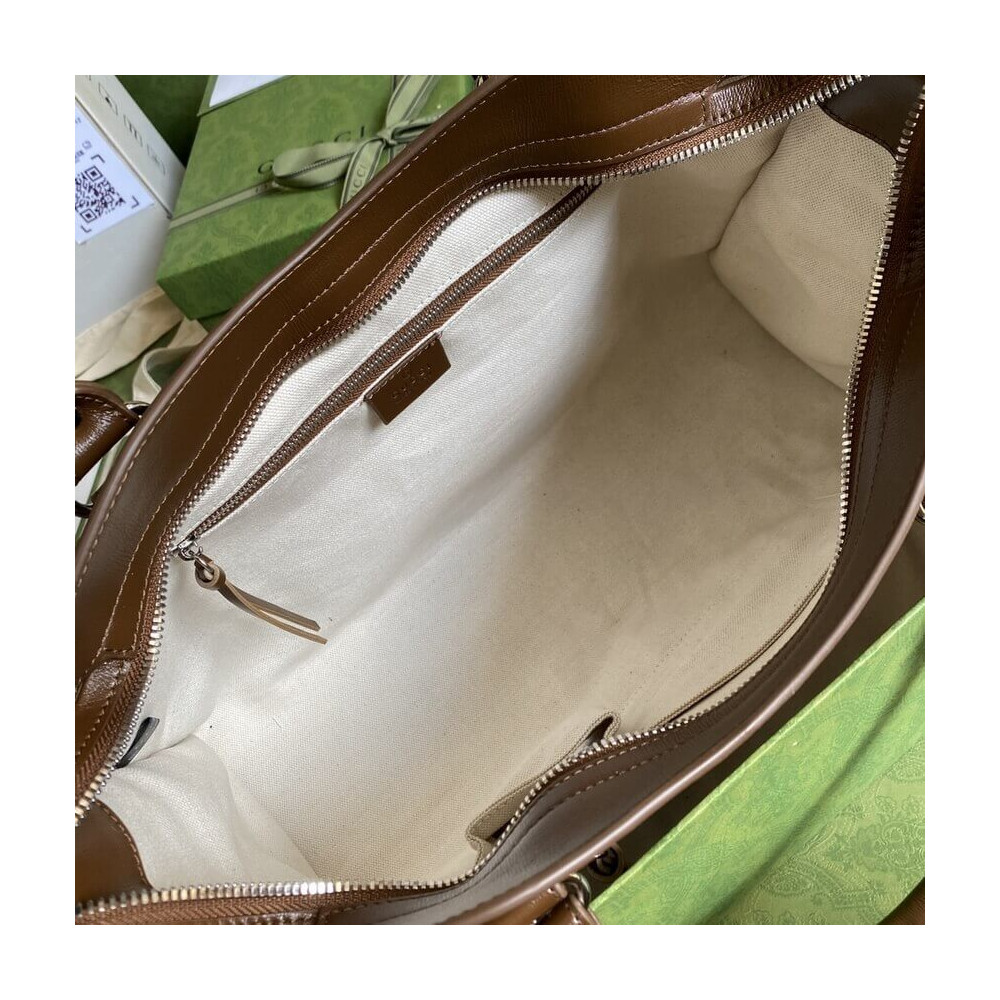 Gucci x Balenciaga GG Canvas City Bag 38cm 658597