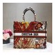 Christian Dior Book Tote Multicolor Phoenix Embroidery M1286