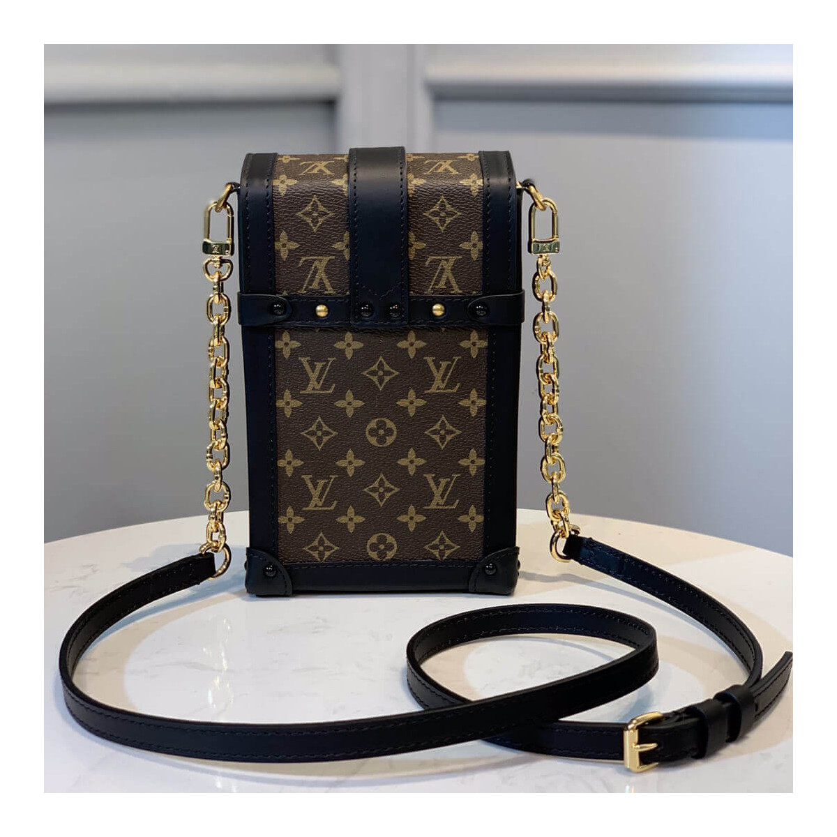 Louis Vuitton Vertical Trunk Pochette M63913