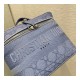 Dior Travel Vanity Case Denim Cannage Embroidery S5480