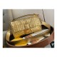 Fendi Baguette Golden Leather Bag 8BR60