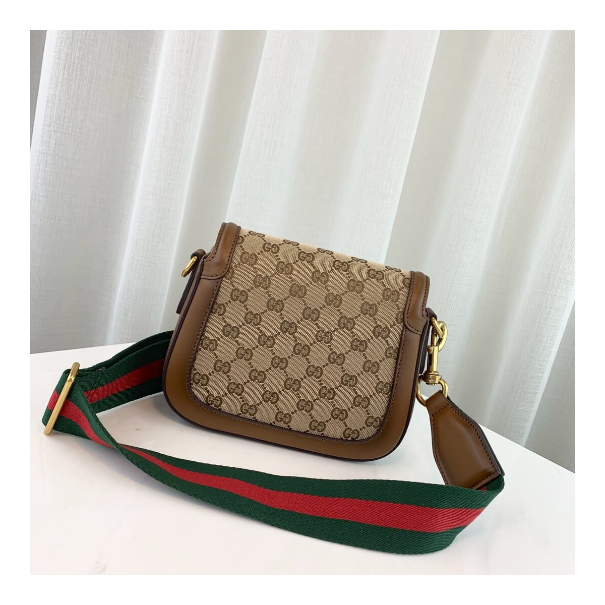 Gucci Lady Web Original GG Shoulder Bag 384821