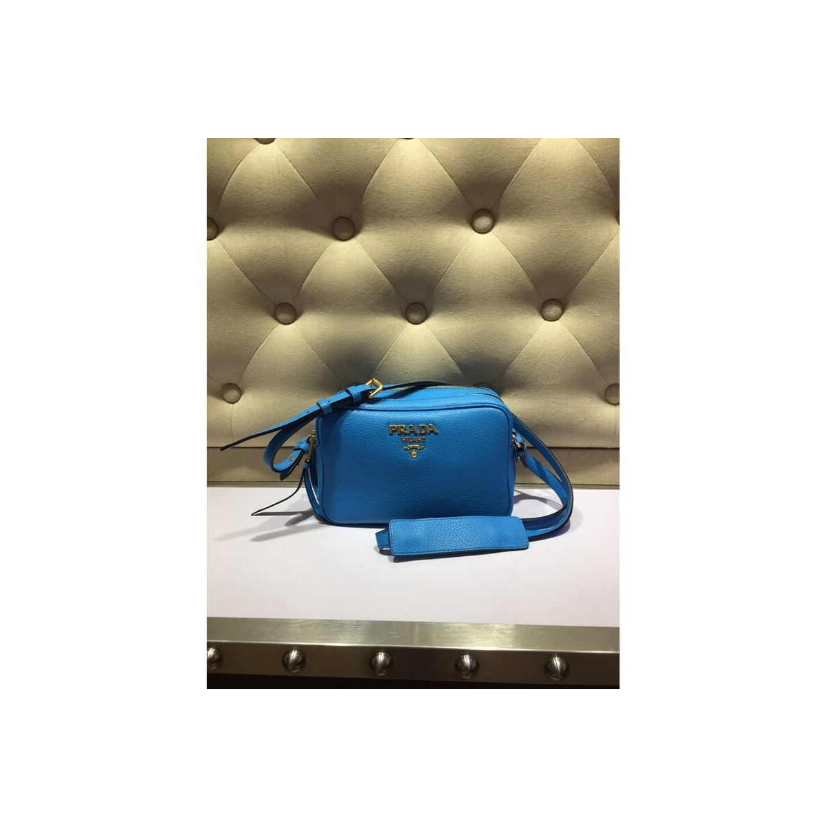 Prada Leather Shoulder Bag 1BH082