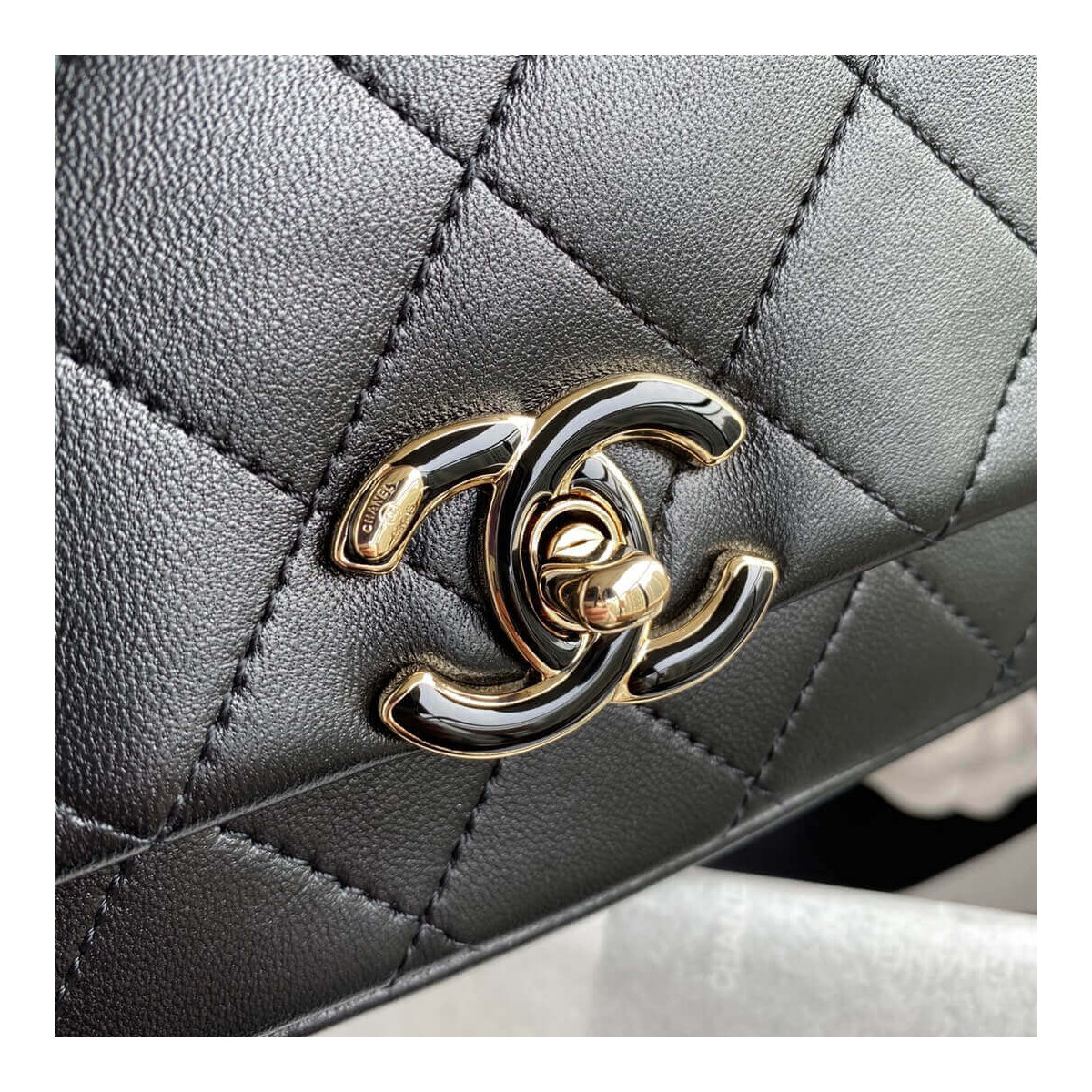 Chanel Lambskin Large Flap Bag AS2319