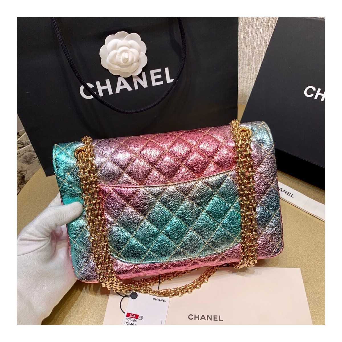 Chanel Rainbow Reissue 2.55 Flap Bag A37586