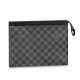 Louis Vuitton Damier Graphite Pochette Voyage MM N41696