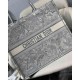 Christian Dior Book Tote Grey Toile De Jouy Bag M1286