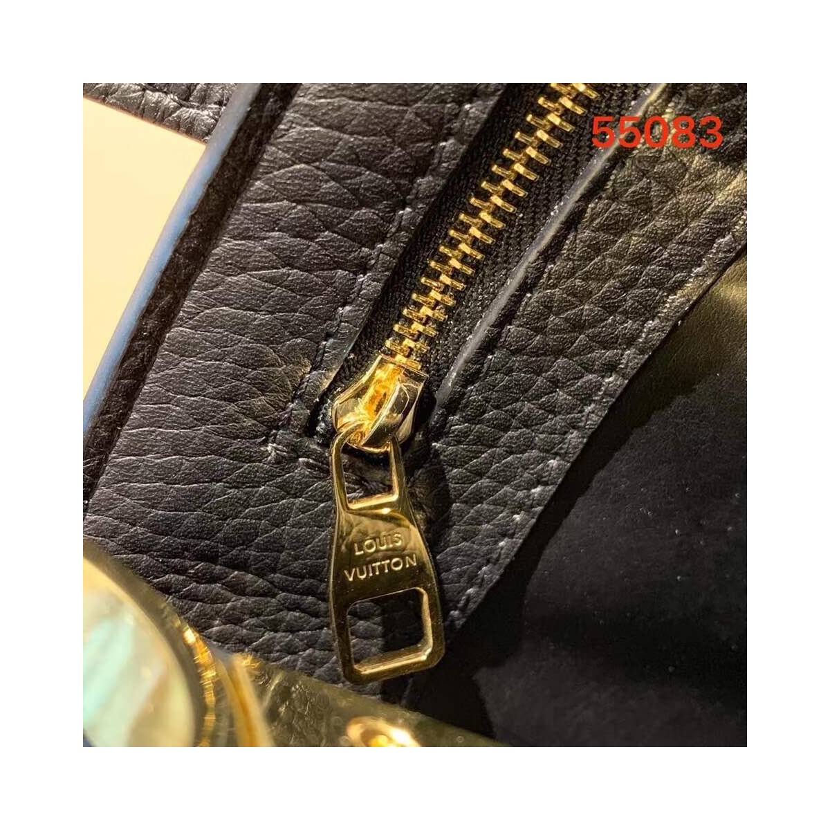 Louis Vuitton Taurillon Leather Capucines PM M55083