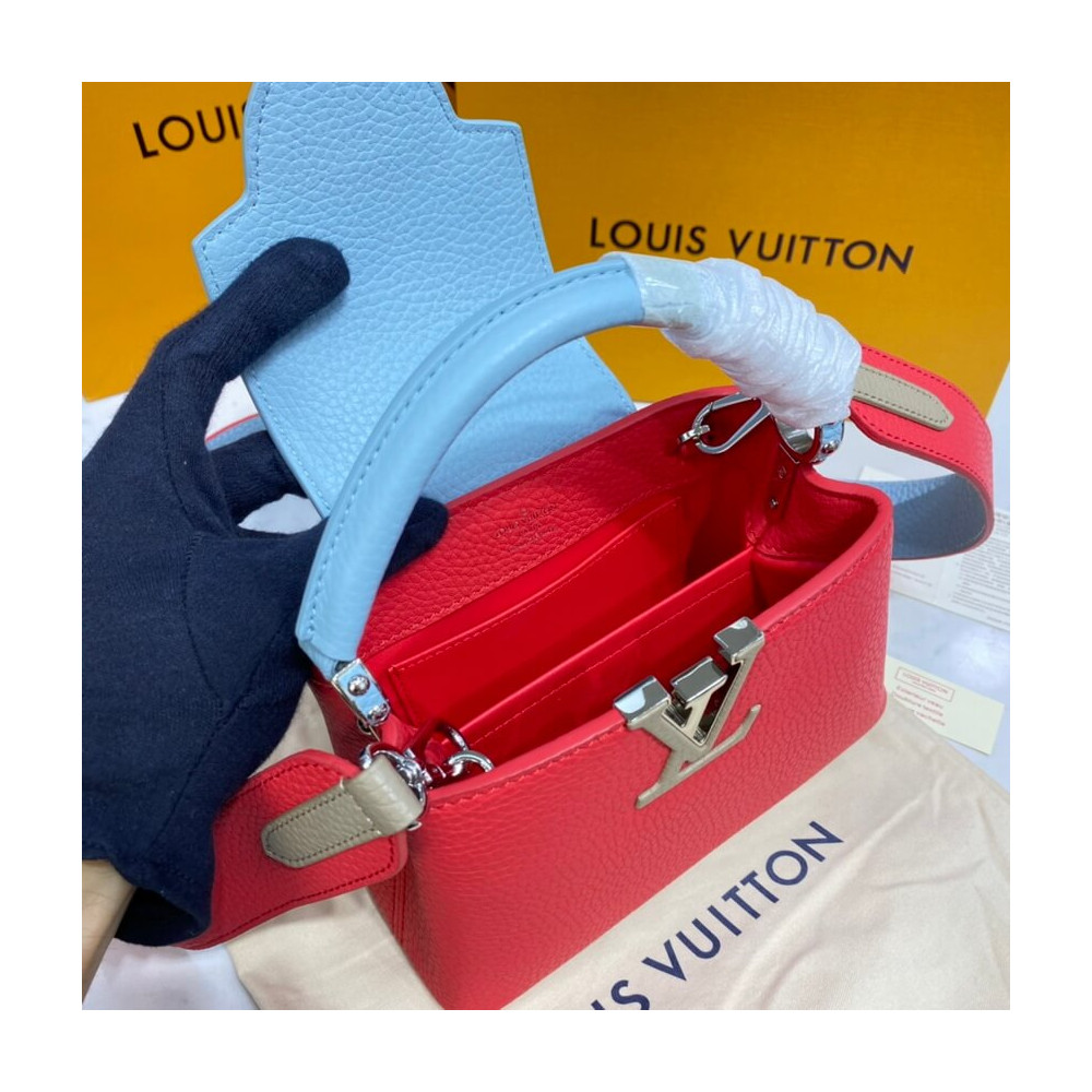 Louis Vuitton Taurillon Leather Capucines Mini M57520