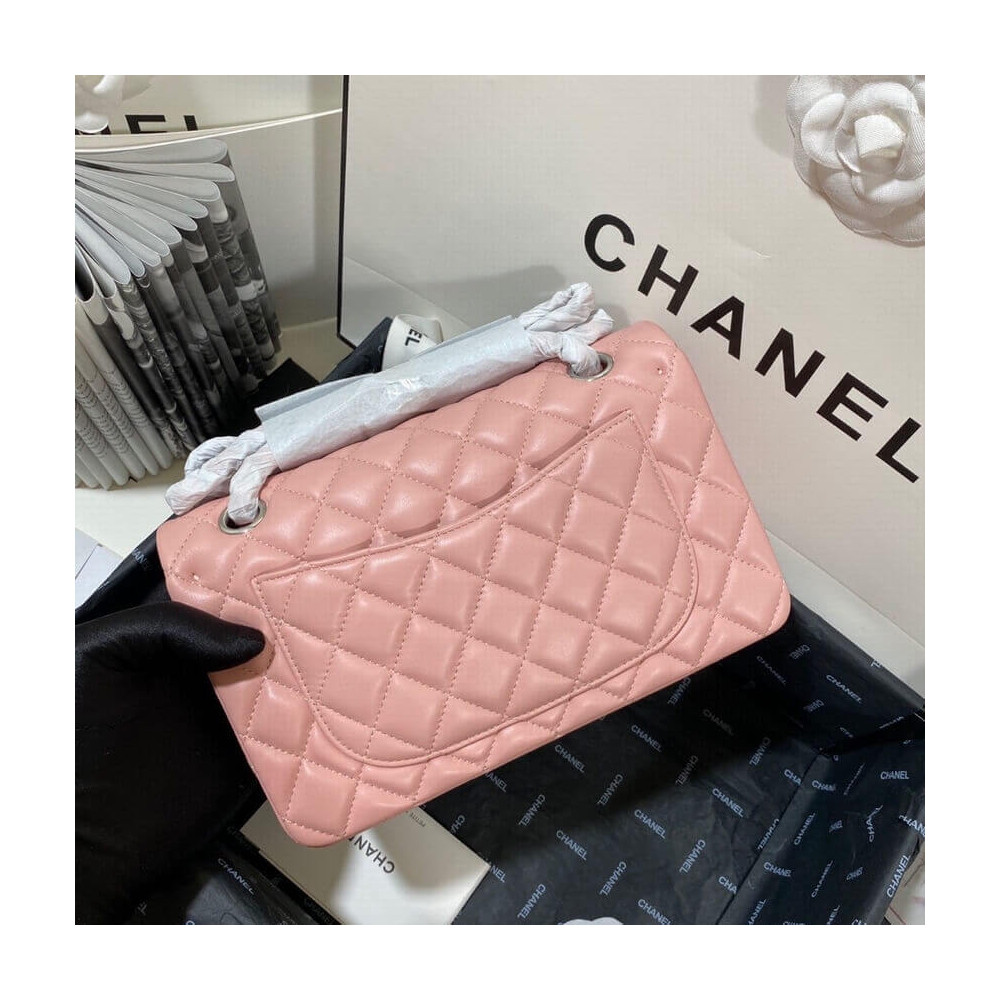 Chanel Small Classic Double Flap Bag A01113 in Lambskin