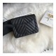 Chanel Chevron Caviar Leathe 17cm Classic Flap Bag 1115