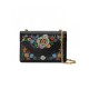 Gucci Floral Embroidered Small Leather Shoulder Bag 499617