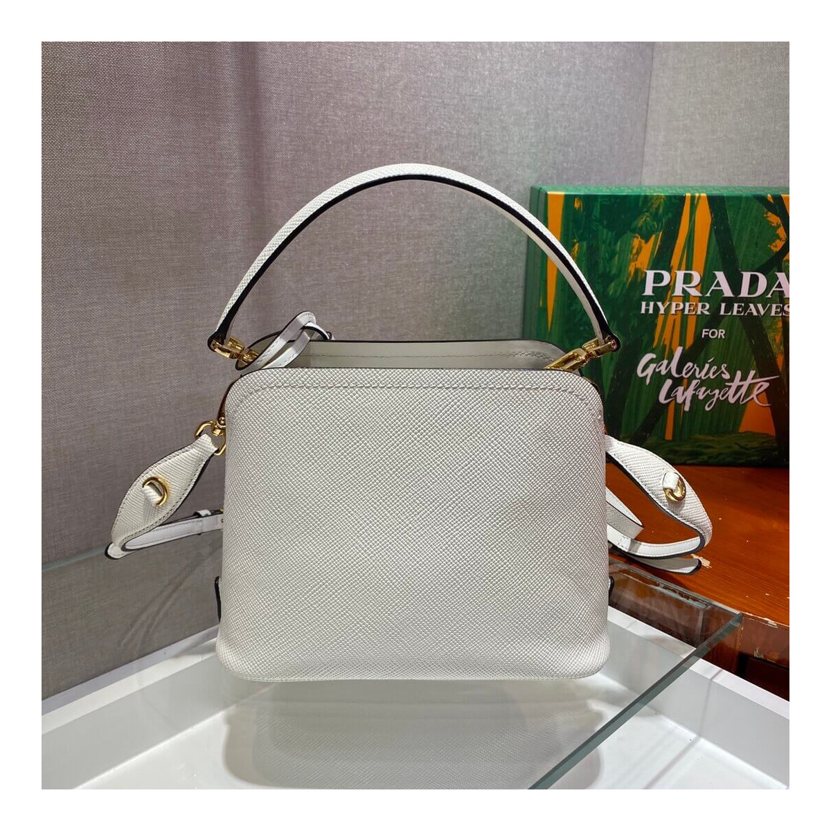 Prada Matinée Micro Saffiano Leather Bag 1BA286