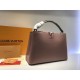 Louis Vuitton Taurillon Leather And Python Capucines MM N91711