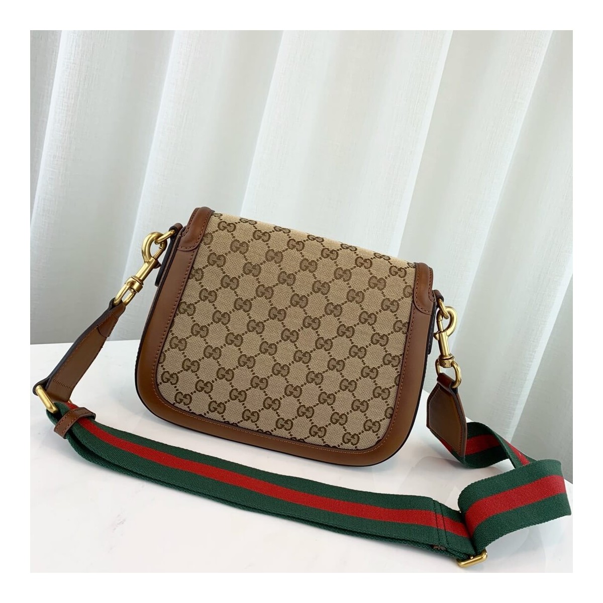 Gucci Lady Web Original GG Shoulder Bag 383848