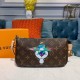 Louis Vuitton Murakami Flower Hat Pochette Accessoires M51980