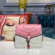 Bvlgari Serpenti Forever Crossbody Top Handle Bag 18cm 284537 White/Pink