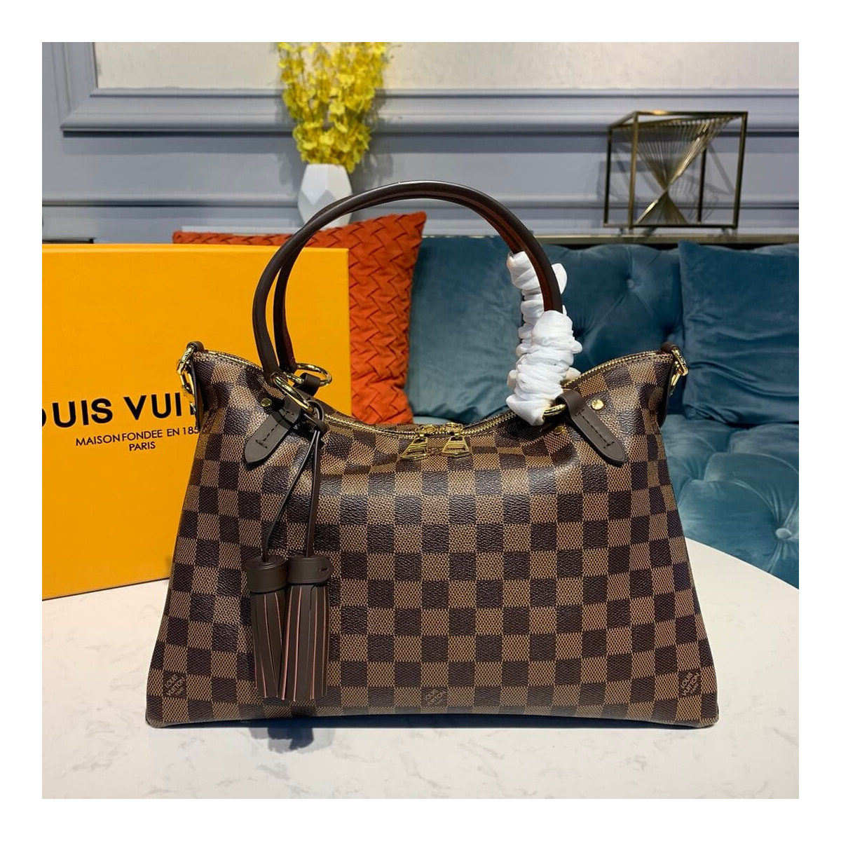 Louis Vuitton Damier Ebene Canvas Lymington N40023