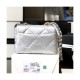 Chanel 19 Flap Bag AS1160 Silver