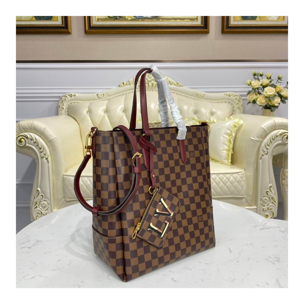 Louis Vuitton Damier Belmont MM N60293 N60294