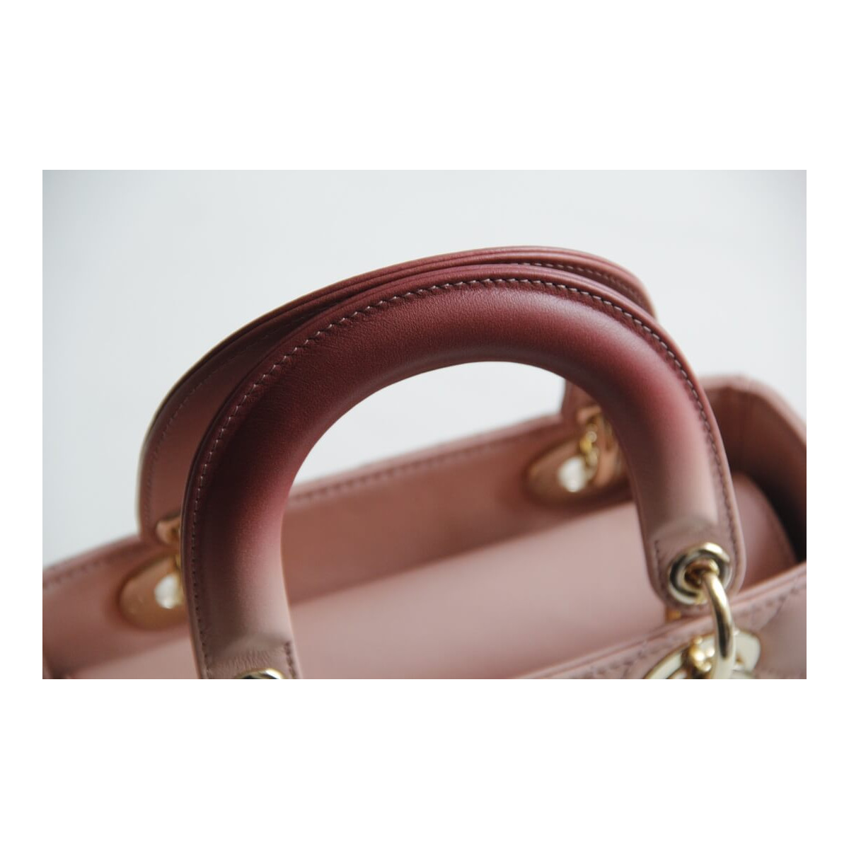 Lady Dior My ABCDior Bag in Pink Gradient Cannage Lambskin M0538