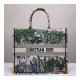 Christian Dior Book Tote Bag In Embroidered Canvas M1286