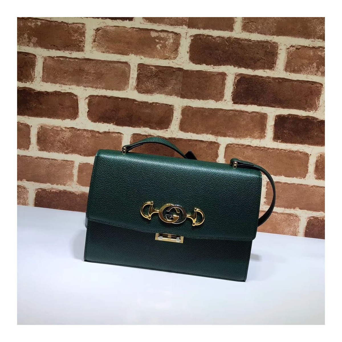 Gucci Zumi Grainy Leather Small Shoulder Bag 576388