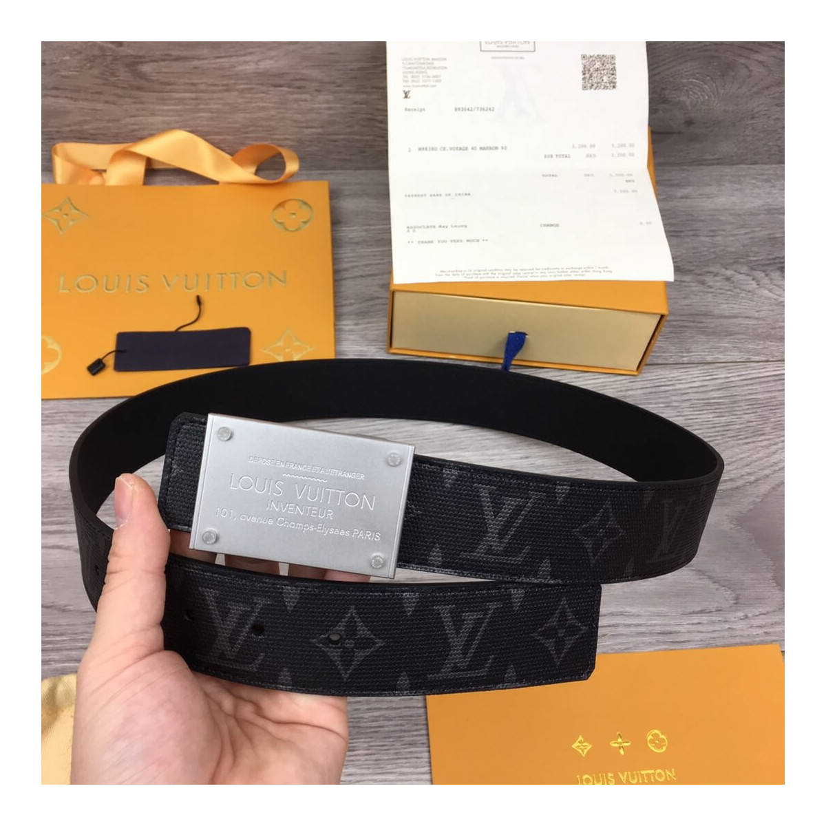 Louis Vuitton Neo Inventeur Reversible 40mm Belt MP130