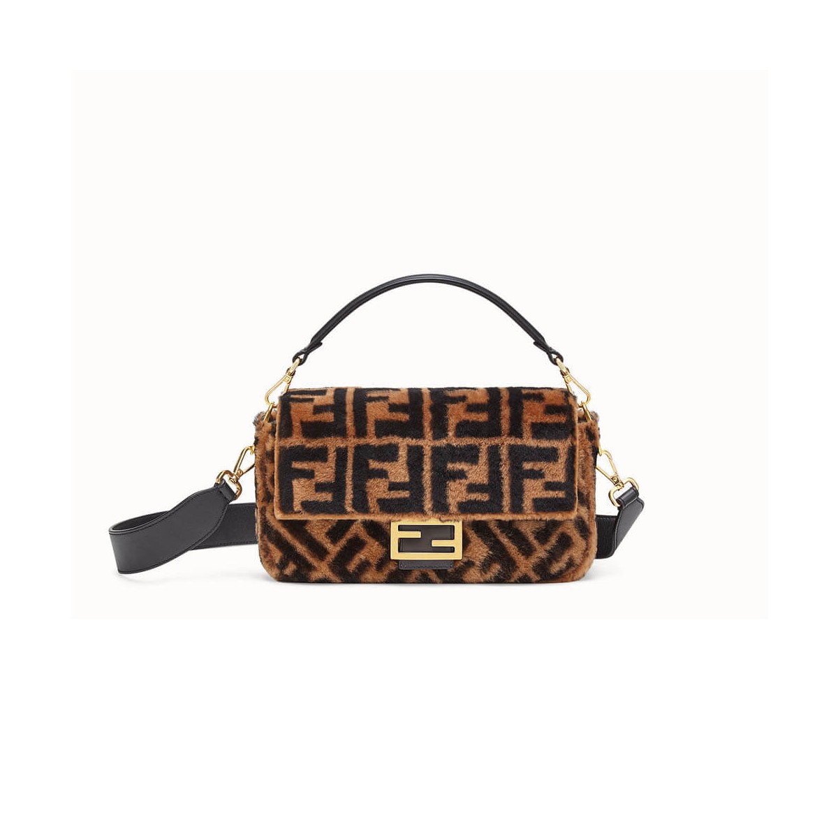 Fendi Sheepskin Baguette Bag 8BR600