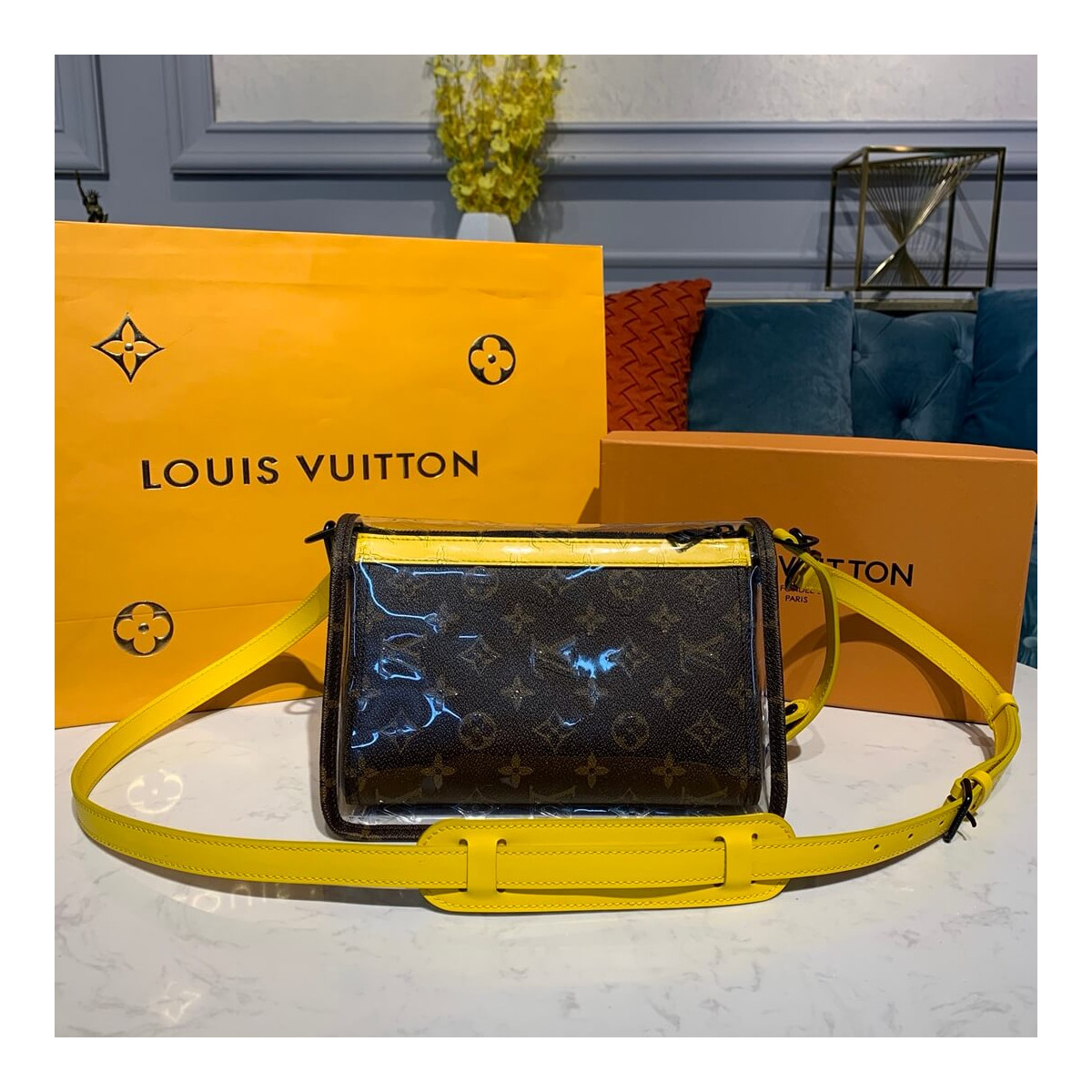 Louis Vuitton Monogram PVC Triangle Messenger M61115