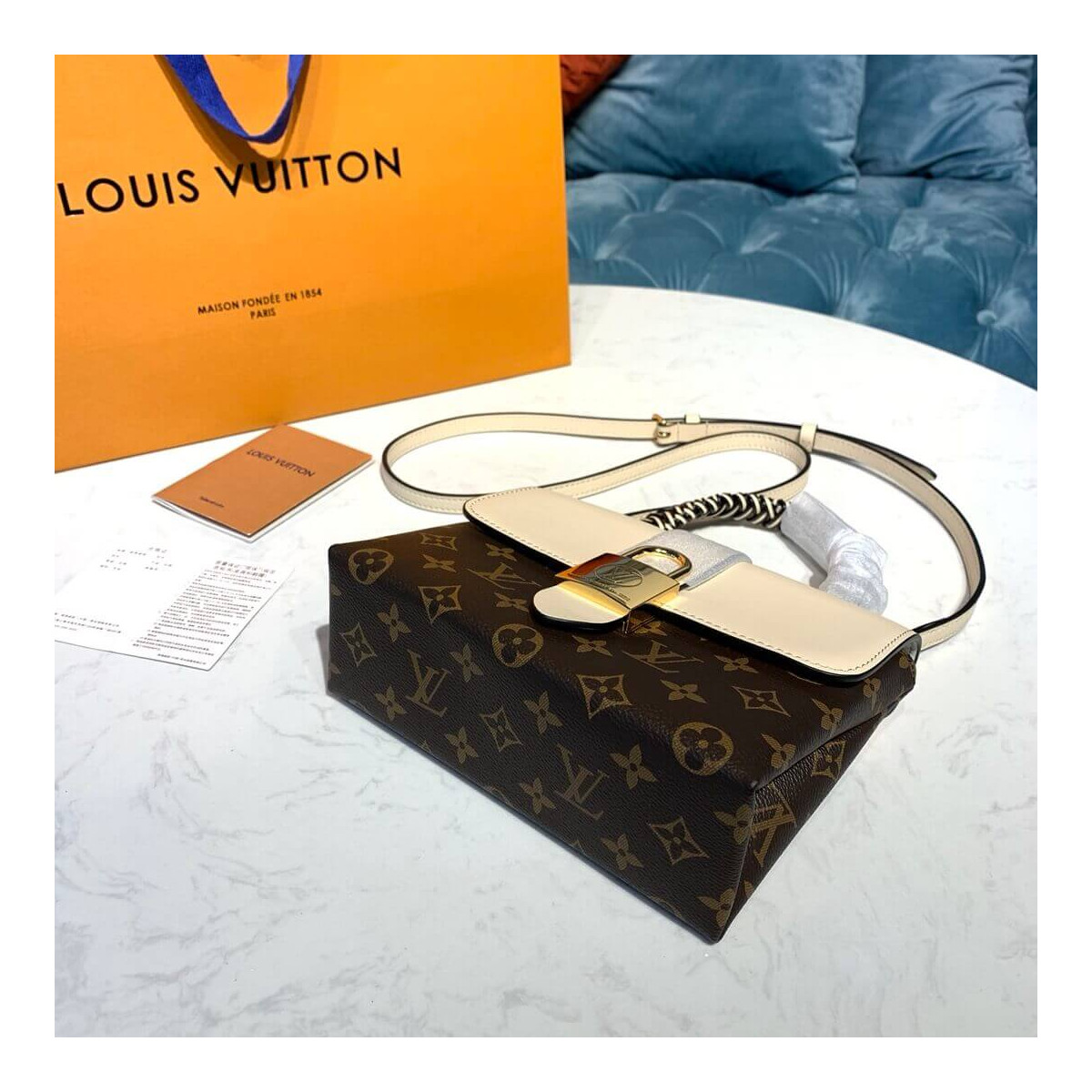 Louis Vuitton Monogram Leather Locky BB M45155