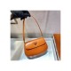 Prada Cleo Brushed Leather Shoulder Bag With Flap 1BD311