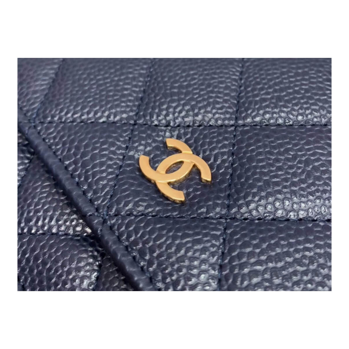 Chanel Wallet on Chain Caviar Gold Hardware Bag 528725