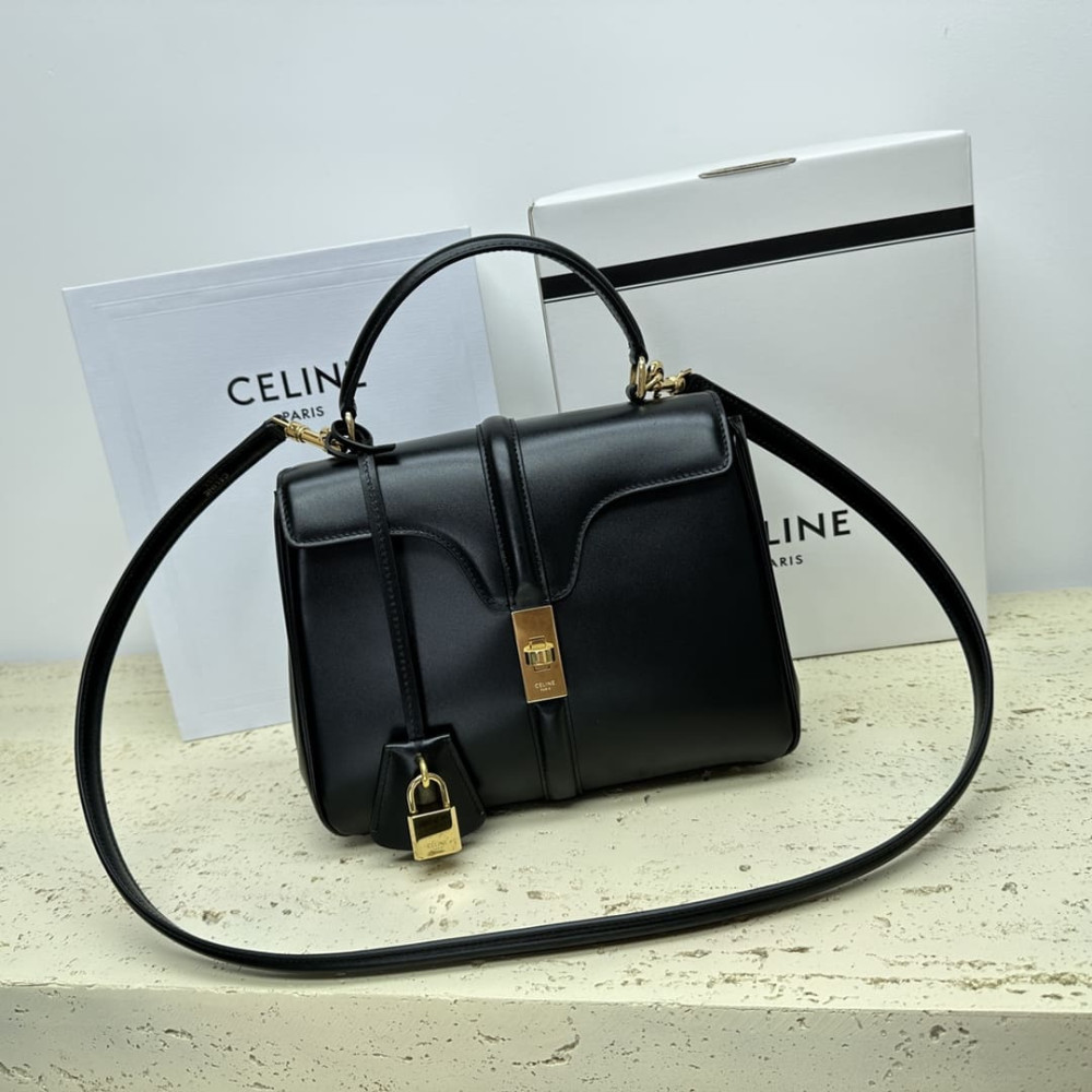 Celine Small 16 Bag In Satinated Calfskin 188003