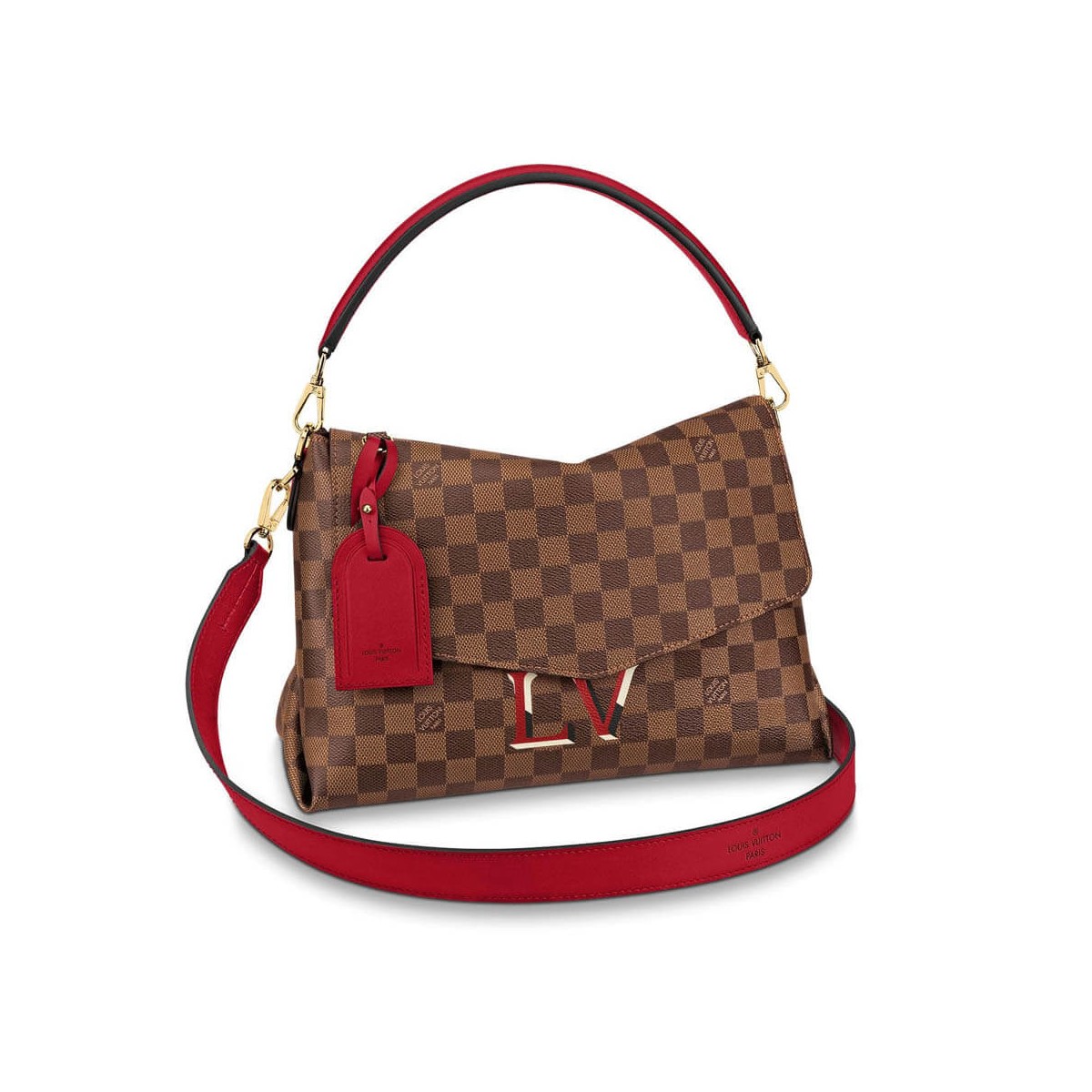 Louis Vuitton Damier Ebene Canvas Beaubourg MM N40176